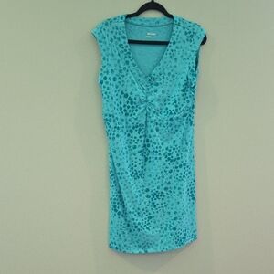 Columbia Teal Blue Summer Casual Dress Size Large